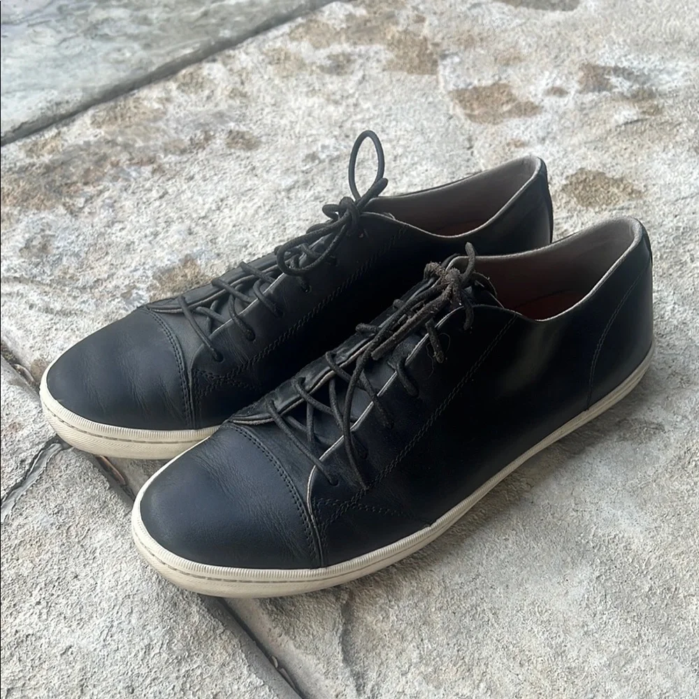 Cole Haan Leather Black Dress Sneakers Men Size 11